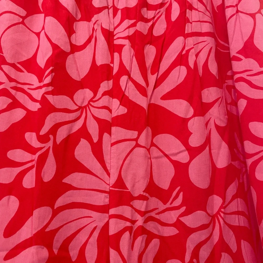 Shade & Shore Pink Floral Wide-Leg Pants - Picture 4 of 10